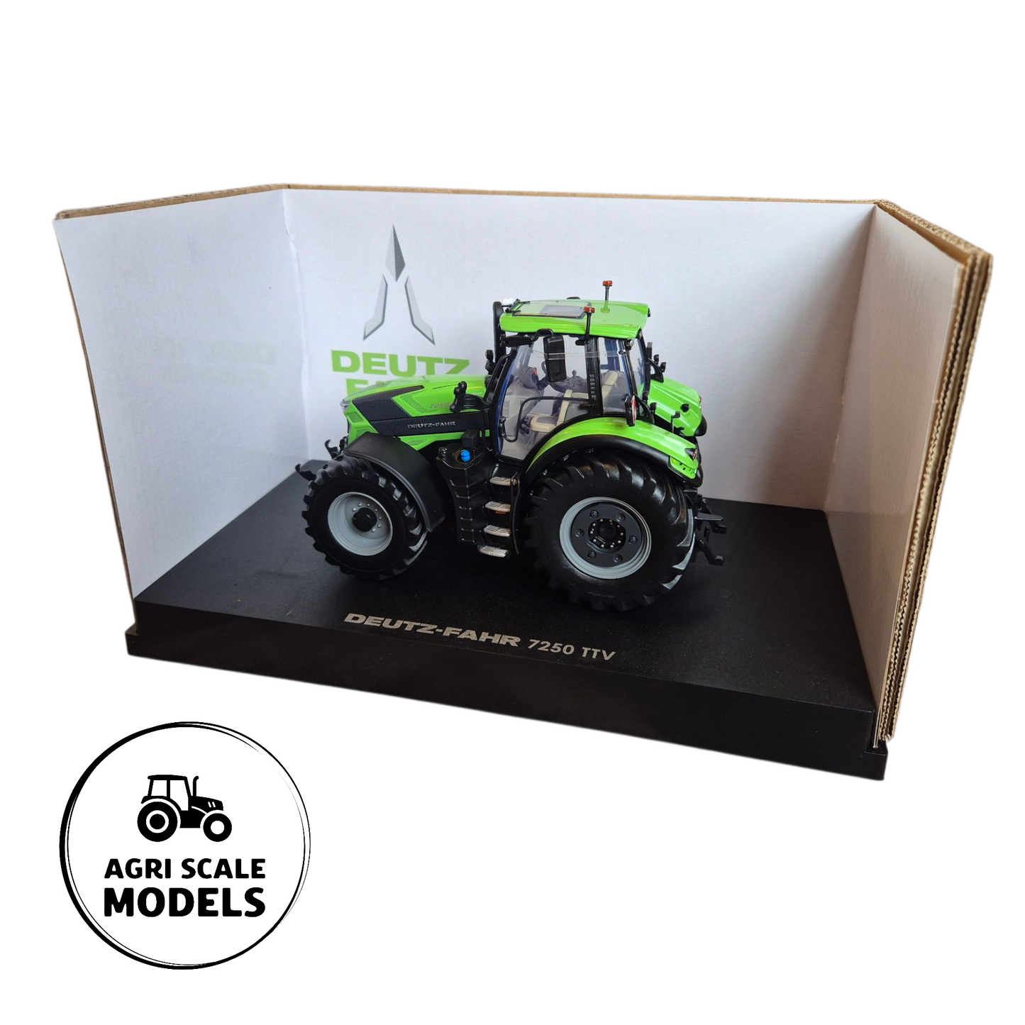 Deutz-Fahr 7250 TTV Tractor – 1:32 Scale Model by Universal Hobbies actual model out of box