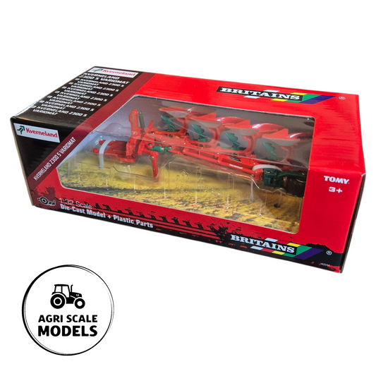 Kverneland 2300 S Variomat Plough - 1:32 Model by Britains model in box