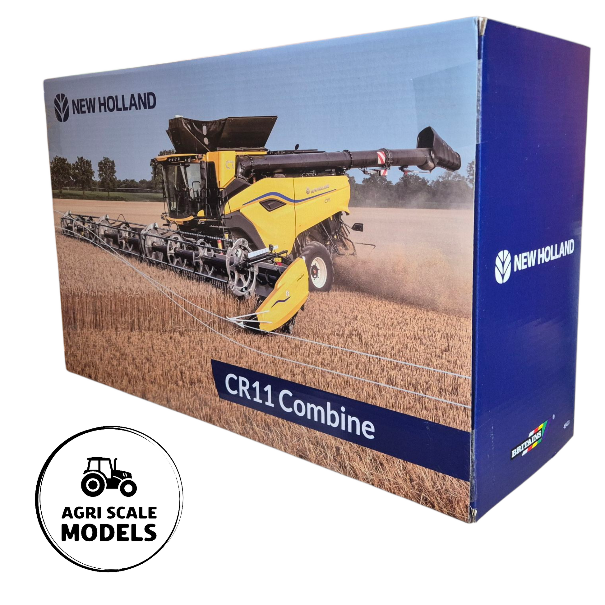 New Holland CR11 Combine Harvester – 1:32 Model by Britains in box