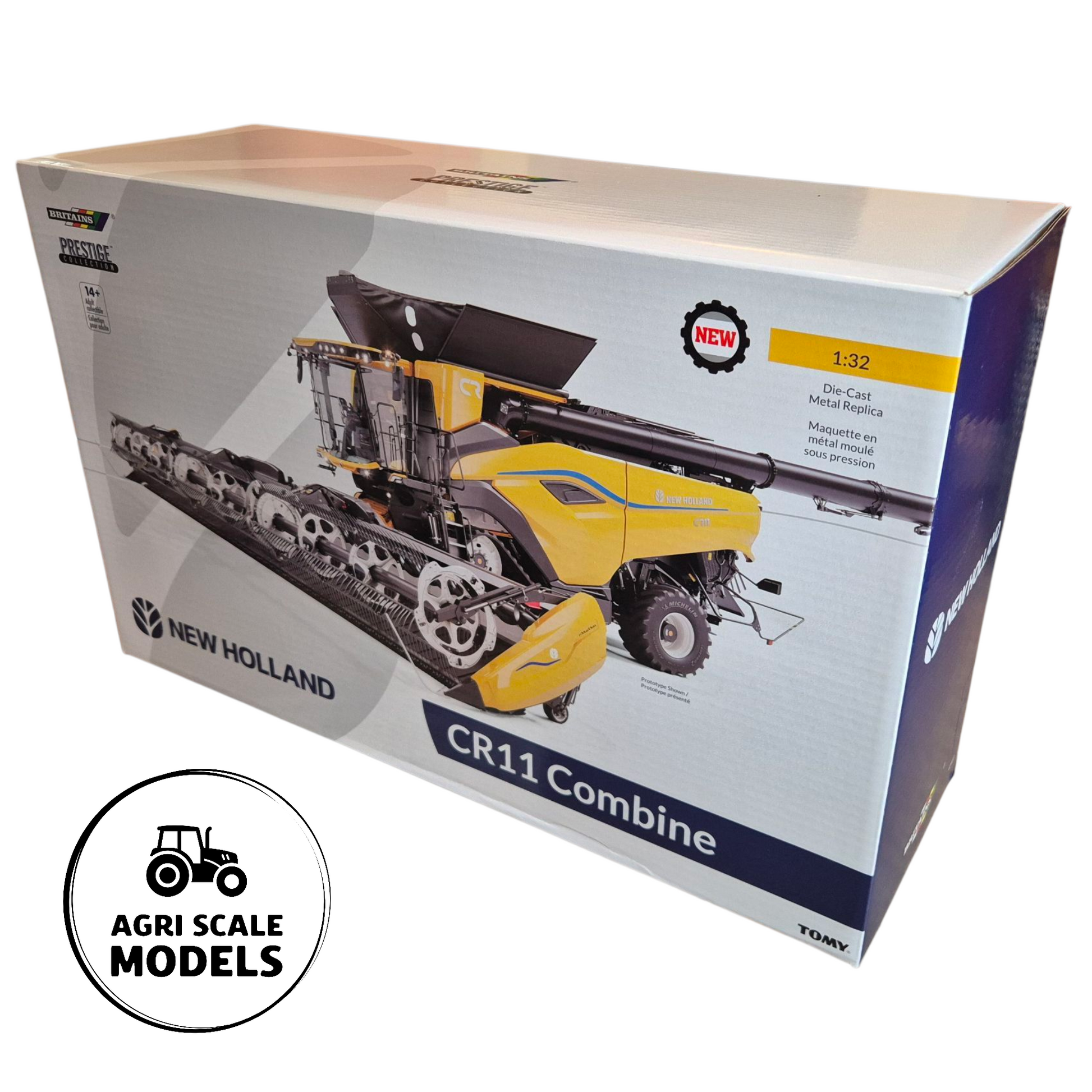 New Holland CR11 Combine Harvester – 1:32 Model by Britains in box