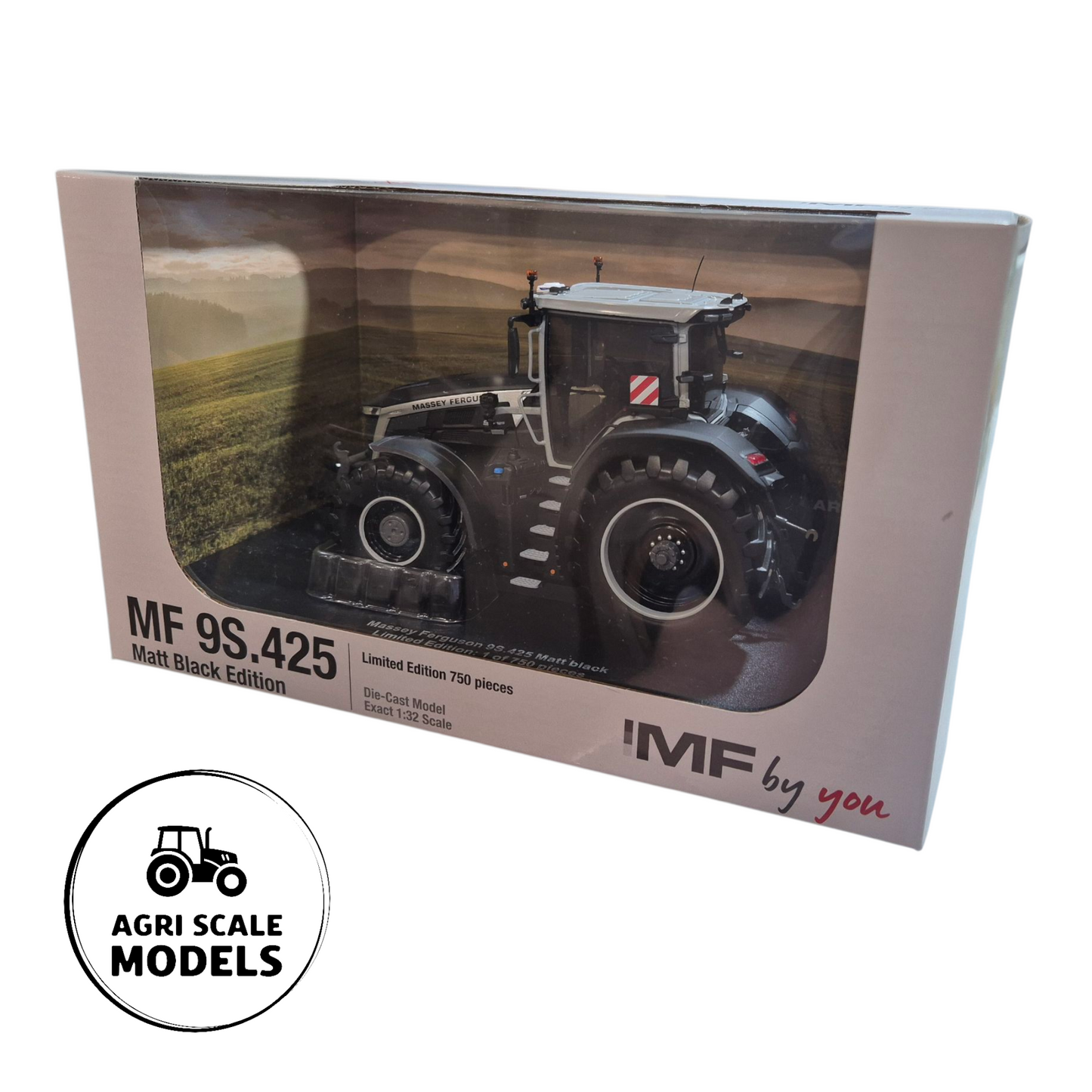 Massey Ferguson 9S.425 – 1:32 Limited Edition Black Edition Model by Universal Hobbies
