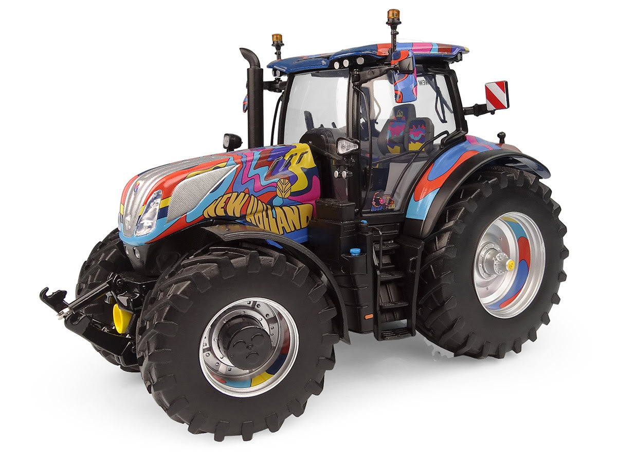 (PRE-ORDER) 1:32 Universal Hobbies New Holland T7.300 Basildon 60 Years Tractor Ltd Edition